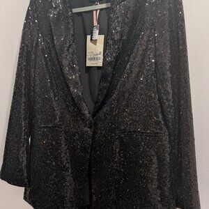Alex Marie Black Sequin Jacket Size 10 – Stunning Statement Piece! NWT